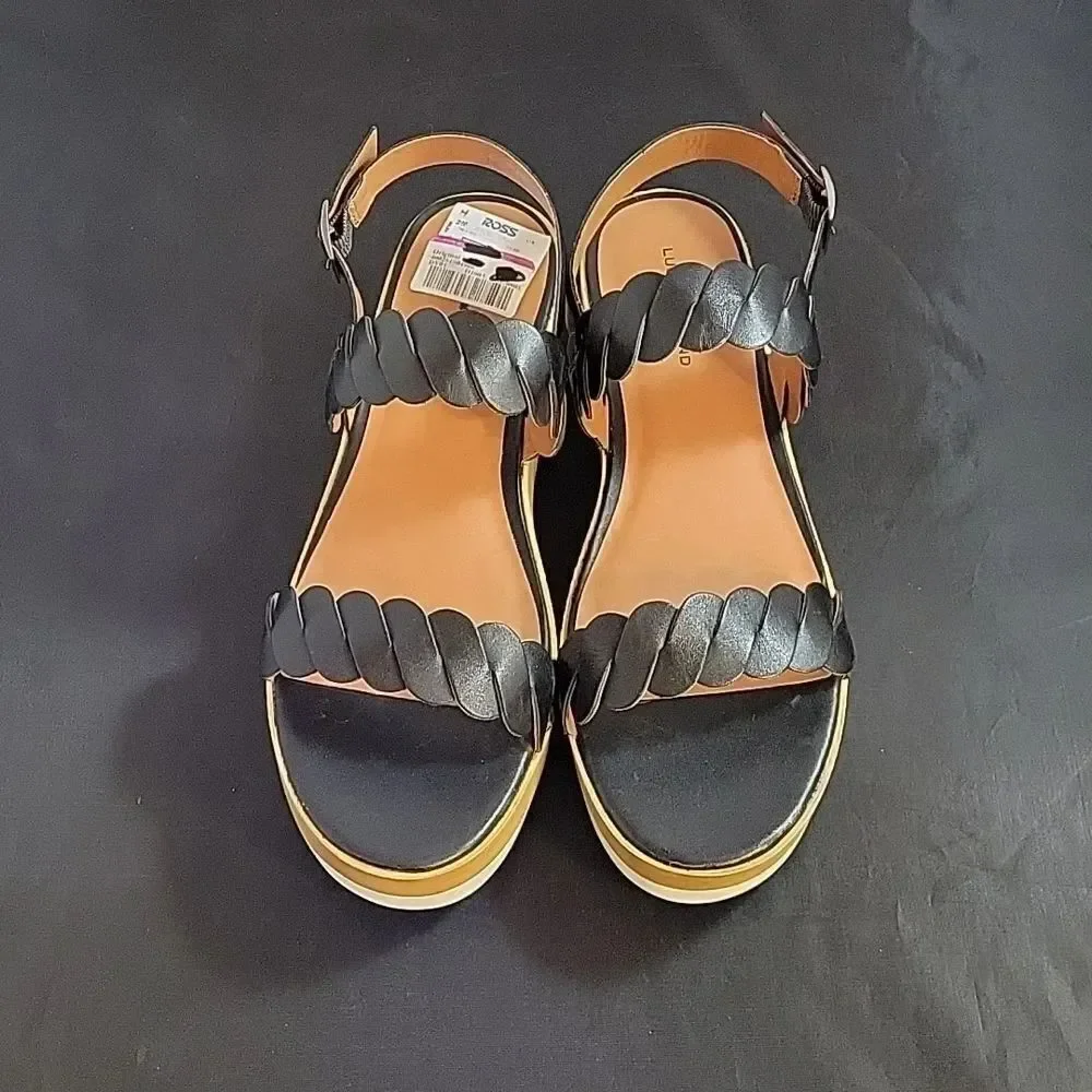 BRAND NEW LUCKY BRAND VELLENORA PLATFORM WEDGE SANDAL